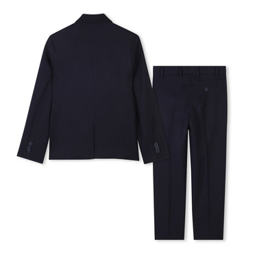 BOSS traje para niño y adolescente azul marino